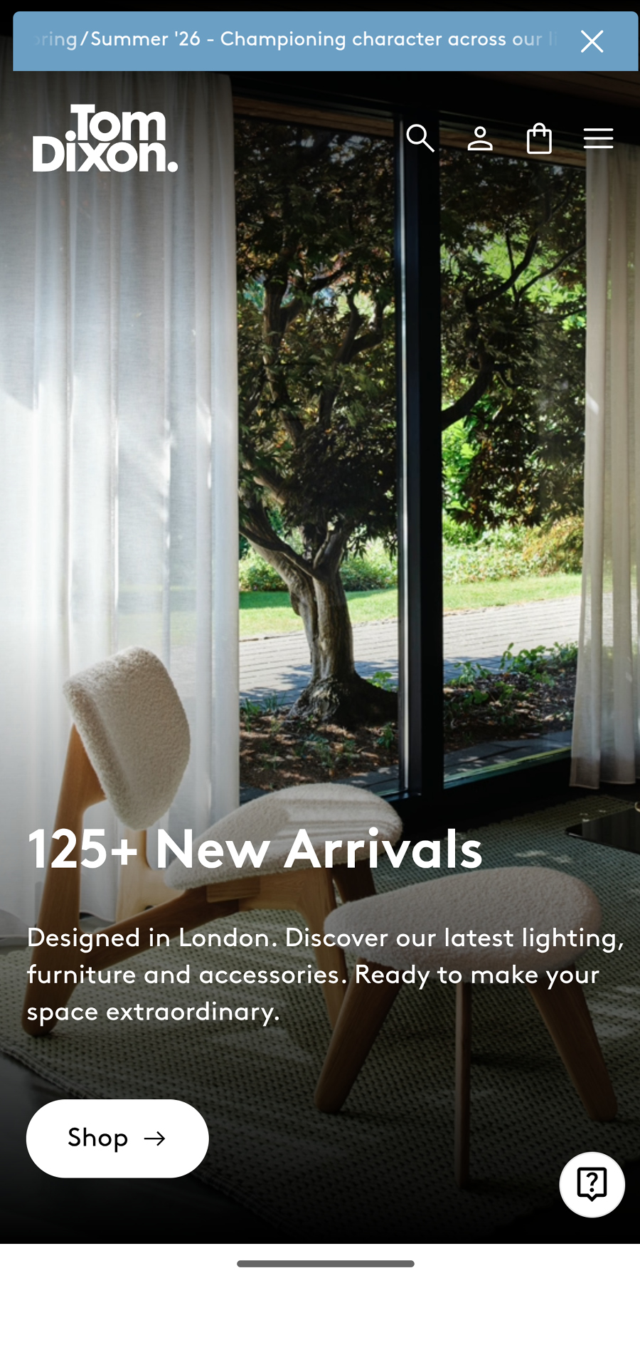 strona internetowa TomDixon
